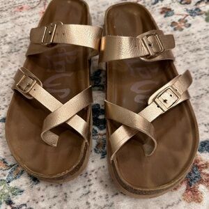 Target Gold Strappy Sandals